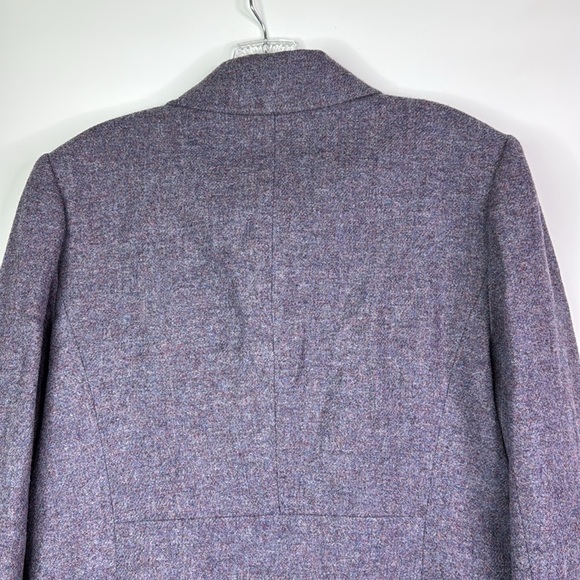 Talbots Purple Wool Blend Blazer Jacket Size 12 - Picture 5 of 8